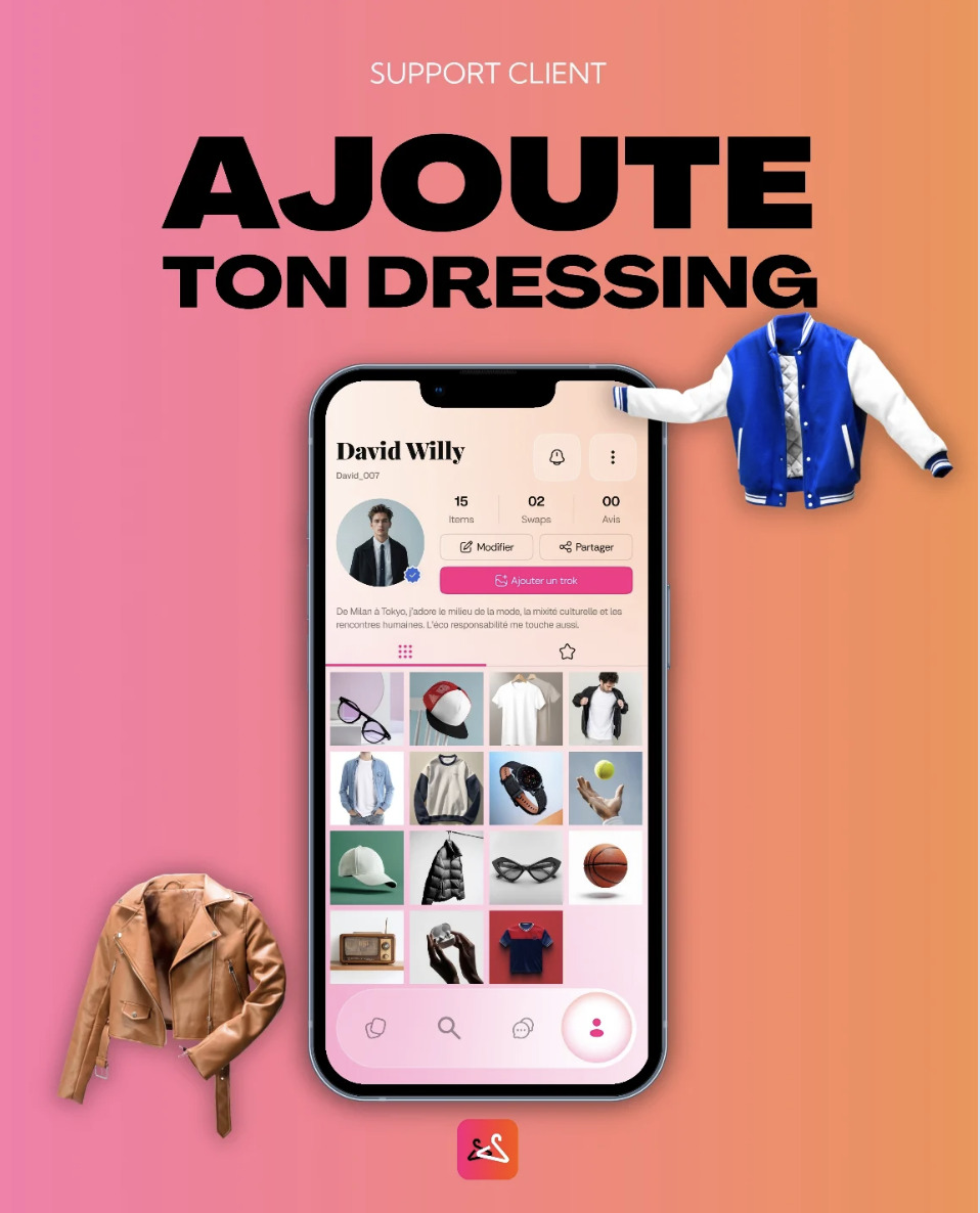 Communication de l'App TROK